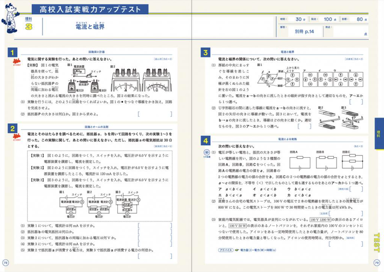 高校入試合格BON！の中身の問題