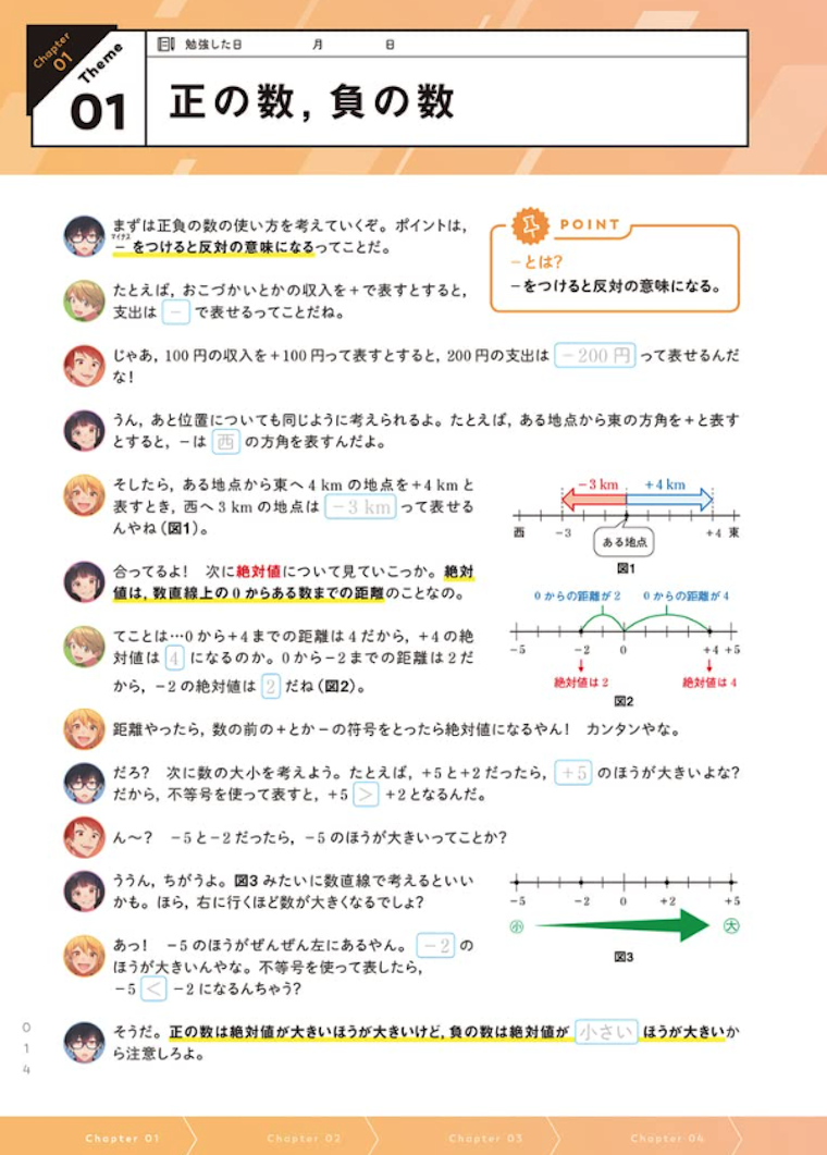 ゼッタイわかるの中身の数学解説