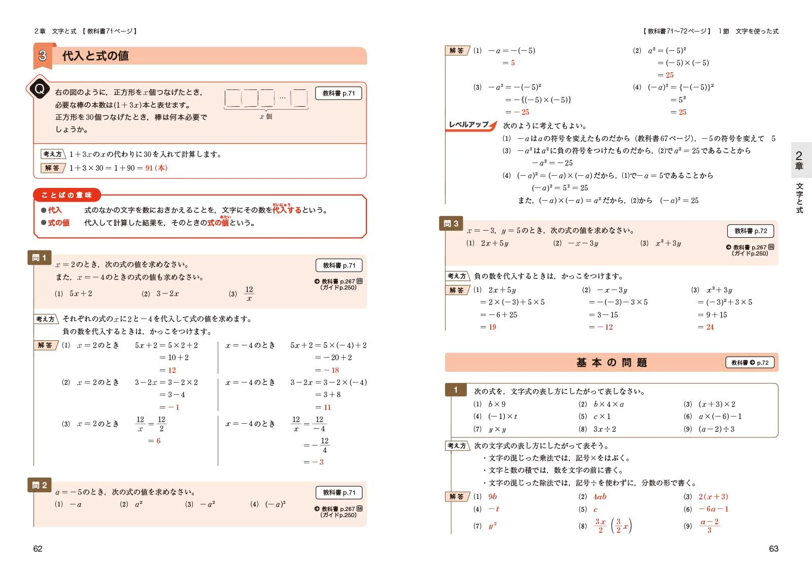 中学教科書ガイドの中身